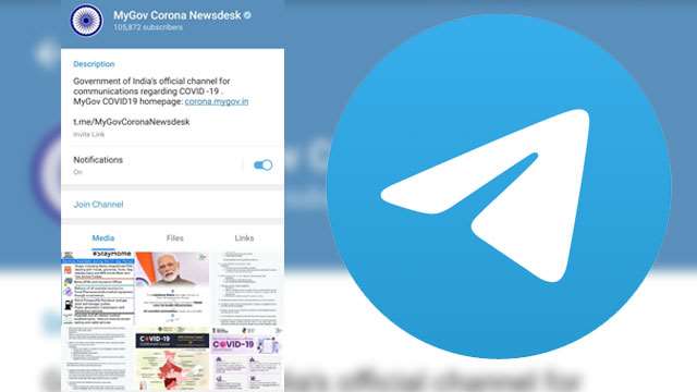 Telegram MyGov Corona Newsdesk